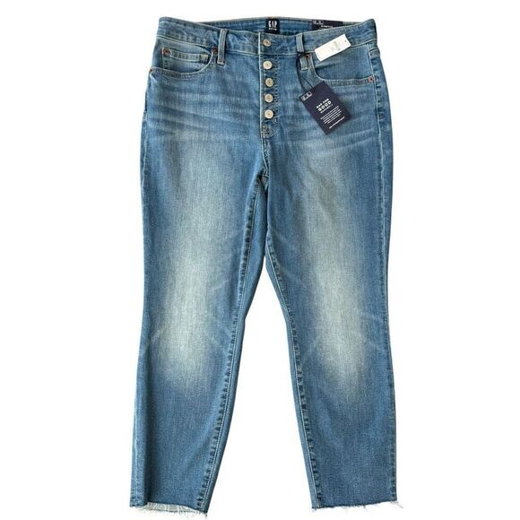 GAP High Rise True Skinny Ankle Jean Size 12/32P NWT - Picture 2 of 11